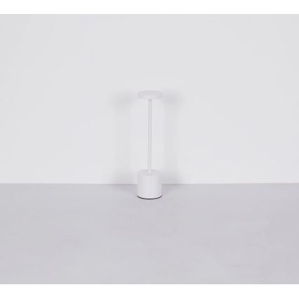 Globo - Candeeiro de mesa táctil LED com regulação LED/1,2W/3,7V 2000K/3500K/7000K 1200 mAh USB branco