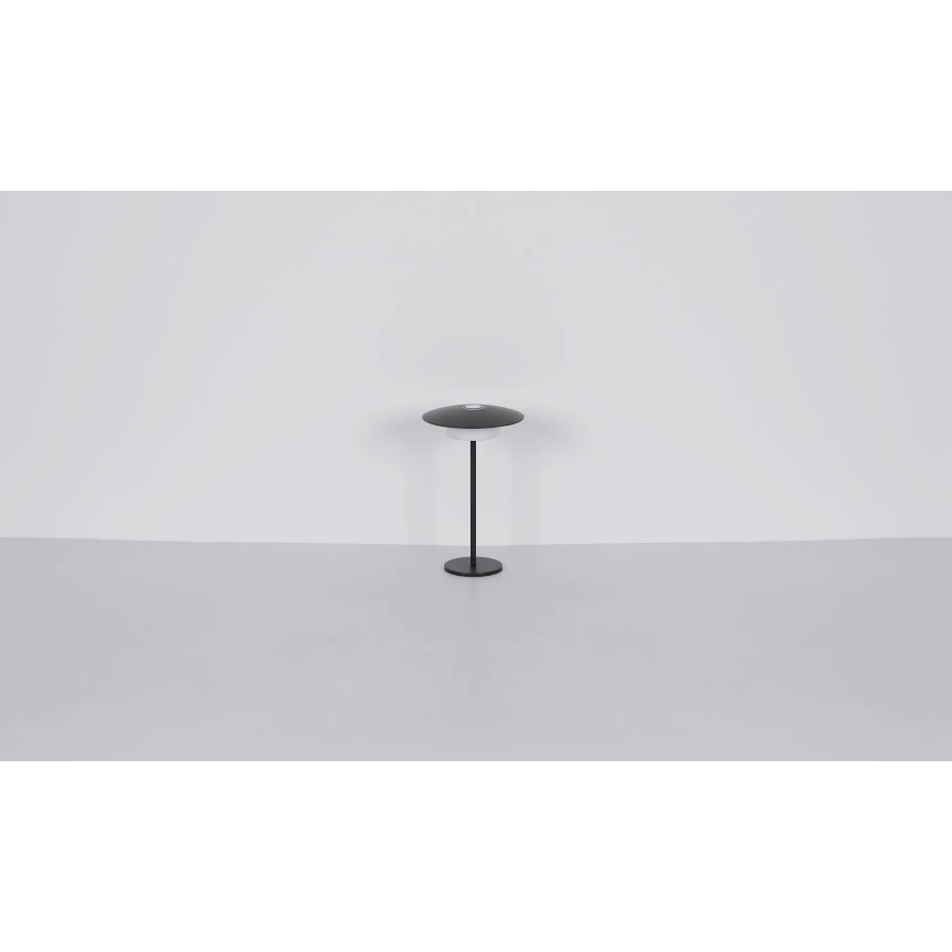 Globo - Candeeiro de mesa tátil LED para exterior LED/3W/3,7V 1800/2700/3000K IP44 1800 mAh cinzento
