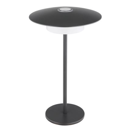Globo - Candeeiro de mesa tátil LED para exterior LED/3W/3,7V 1800/2700/3000K IP44 1800 mAh cinzento