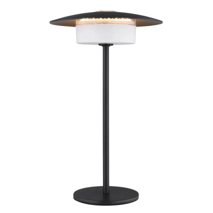 Globo - Candeeiro de mesa tátil LED para exterior LED/3W/3,7V 1800/2700/3000K IP44 1800 mAh preto