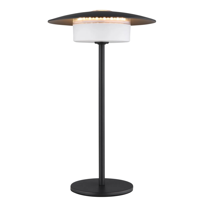 Globo - Candeeiro de mesa tátil LED para exterior LED/3W/3,7V 1800/2700/3000K IP44 1800 mAh preto