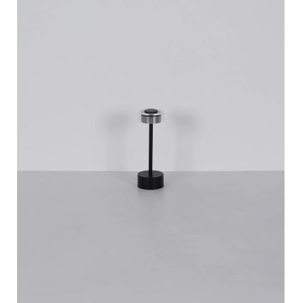 Globo - Candeeiro de mesa tátil LED com regulação LED/2,5W/3,7V 2700/4000/6500K 1800mAh preto