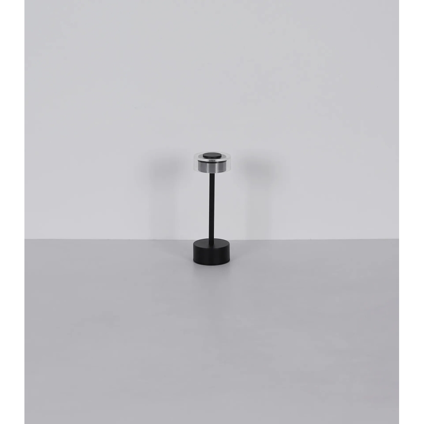Globo - Candeeiro de mesa tátil LED com regulação LED/2,5W/3,7V 2700/4000/6500K 1800mAh preto