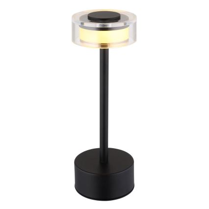 Globo - Candeeiro de mesa tátil LED com regulação LED/2,5W/3,7V 2700/4000/6500K 1800mAh preto