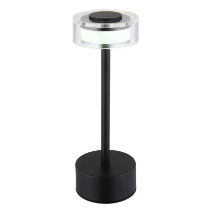 Globo - Candeeiro de mesa tátil LED com regulação LED/2,5W/3,7V 2700/4000/6500K 1800mAh preto