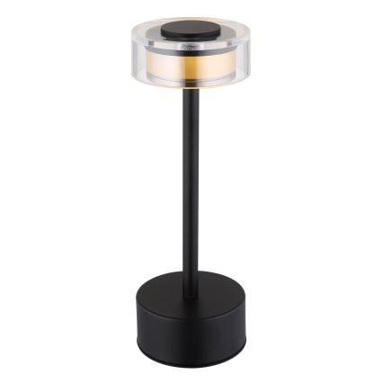 Globo - Candeeiro de mesa tátil LED com regulação LED/2,5W/3,7V 2700/4000/6500K 1800mAh preto
