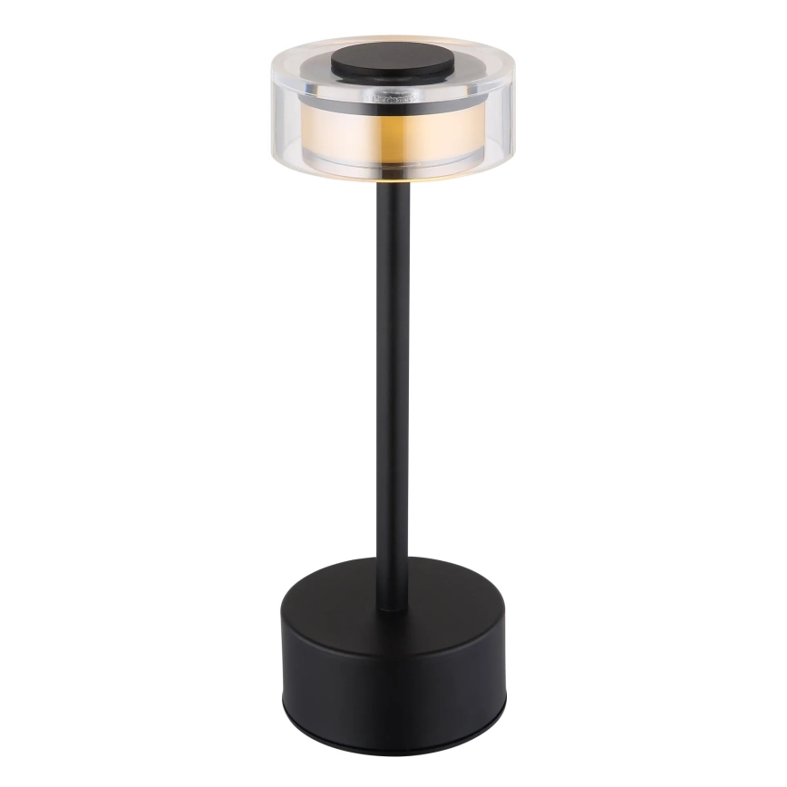 Globo - Candeeiro de mesa tátil LED com regulação LED/2,5W/3,7V 2700/4000/6500K 1800mAh preto