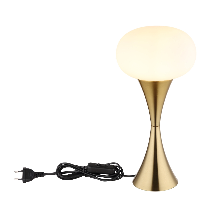 Globo - Candeeiro de mesa 1xE14/25W/230V latão