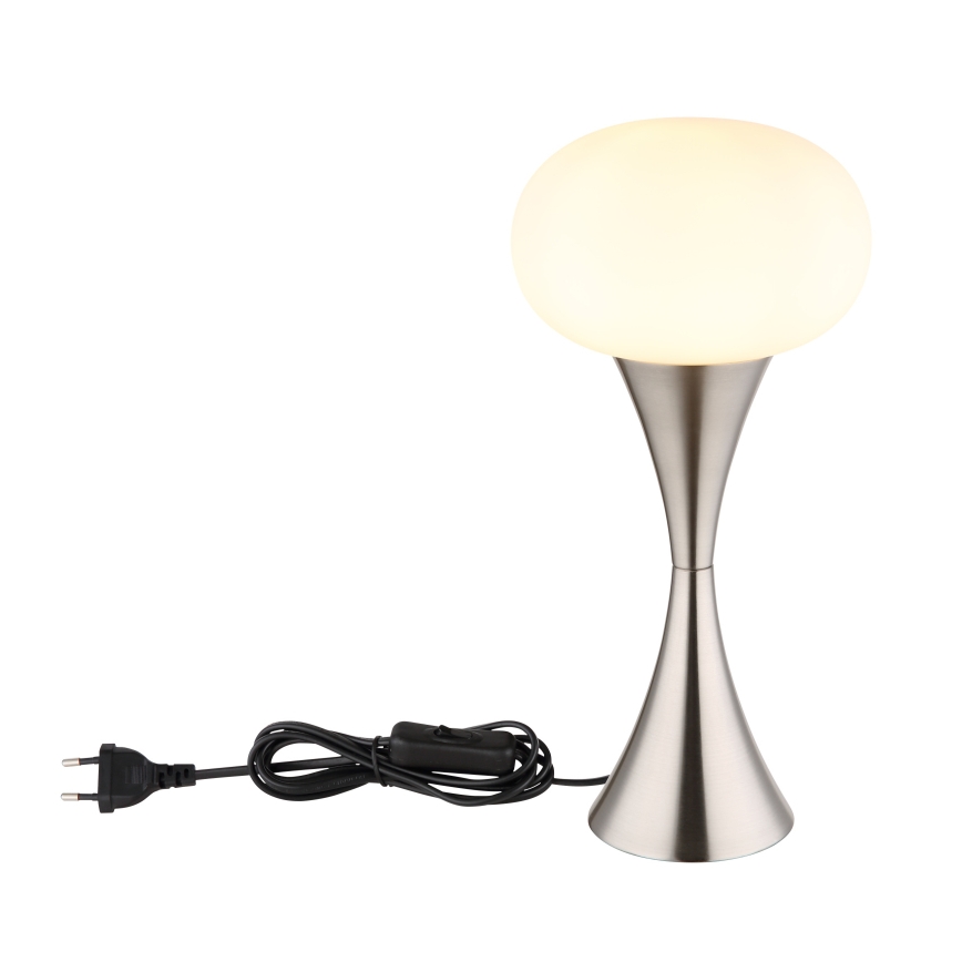 Globo - Candeeiro de mesa 1xE14/25W/230V cromado mate