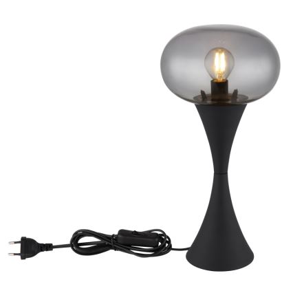 Globo - Candeeiro de mesa 1xE14/25W/230V preto