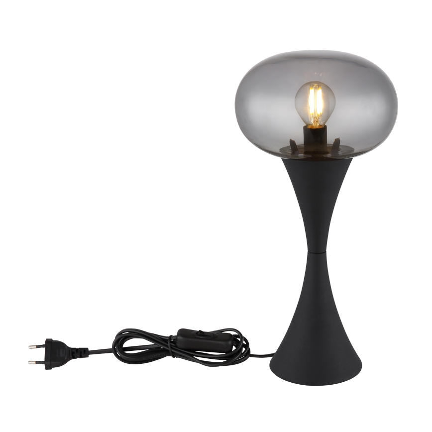 Globo - Candeeiro de mesa 1xE14/25W/230V preto