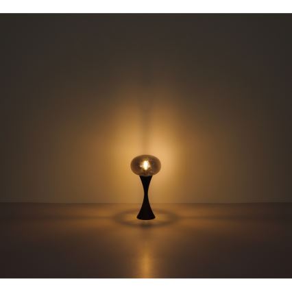 Globo - Candeeiro de mesa 1xE14/25W/230V preto
