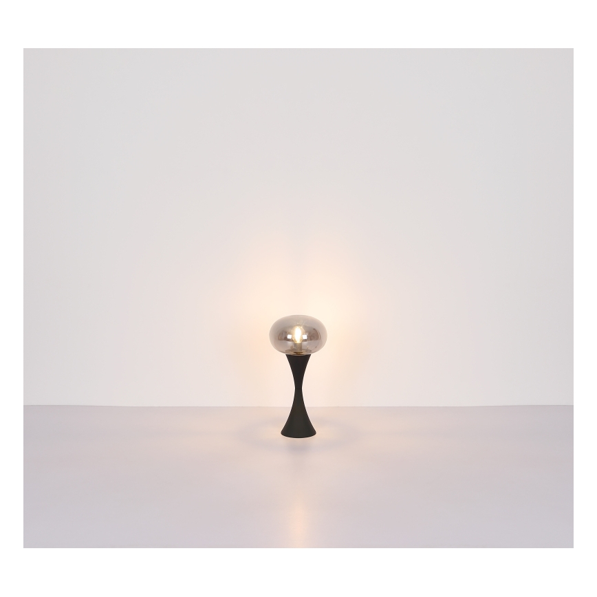 Globo - Candeeiro de mesa 1xE14/25W/230V preto
