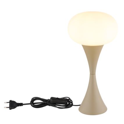 Globo - Candeeiro de mesa 1xE14/25W/230V bege