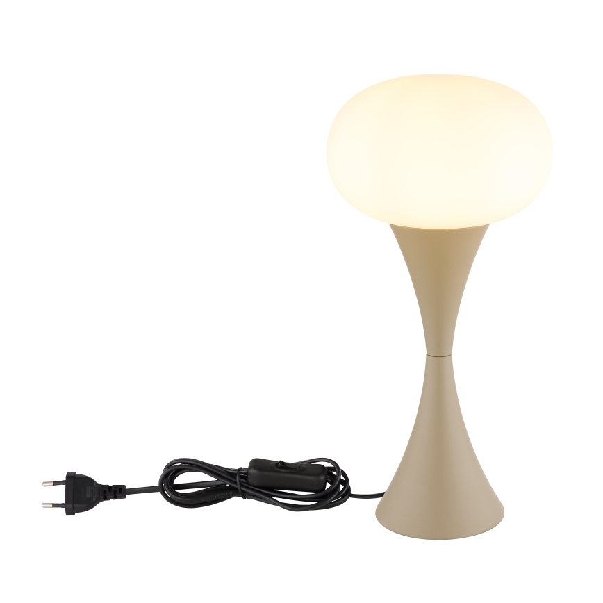 Globo - Candeeiro de mesa 1xE14/25W/230V bege