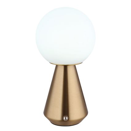 Globo - Lâmpada de mesa exterior tátil LED regulável LED/1,5W/5V 3000/4500/6500K 1800 mAh IP41 cobre