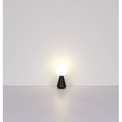 Globo - Lâmpada de mesa exterior tátil LED regulável LED/1,5W/5V 3000/4500/6500K 1800 mAh IP41 preta