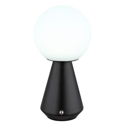 Globo - Lâmpada de mesa exterior tátil LED regulável LED/1,5W/5V 3000/4500/6500K 1800 mAh IP41 preta
