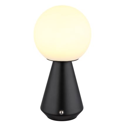 Globo - Lâmpada de mesa exterior tátil LED regulável LED/1,5W/5V 3000/4500/6500K 1800 mAh IP41 preta