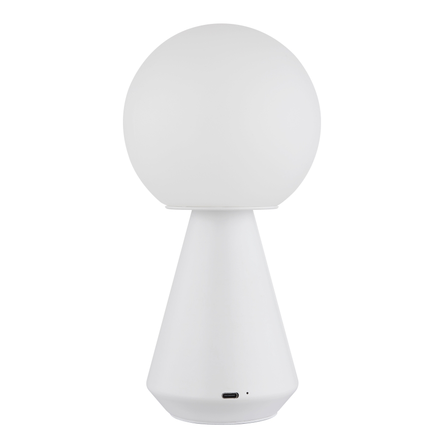 Globo - Lâmpada de mesa exterior tátil LED regulável LED/1,5W/5V 3000/4500/6500K 1800 mAh IP41 branca
