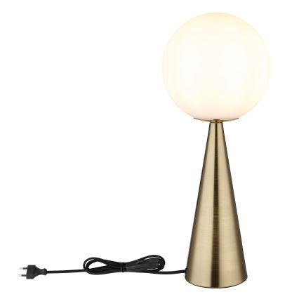 Globo - Candeeiro de mesa 1xE27/40W/230V latão