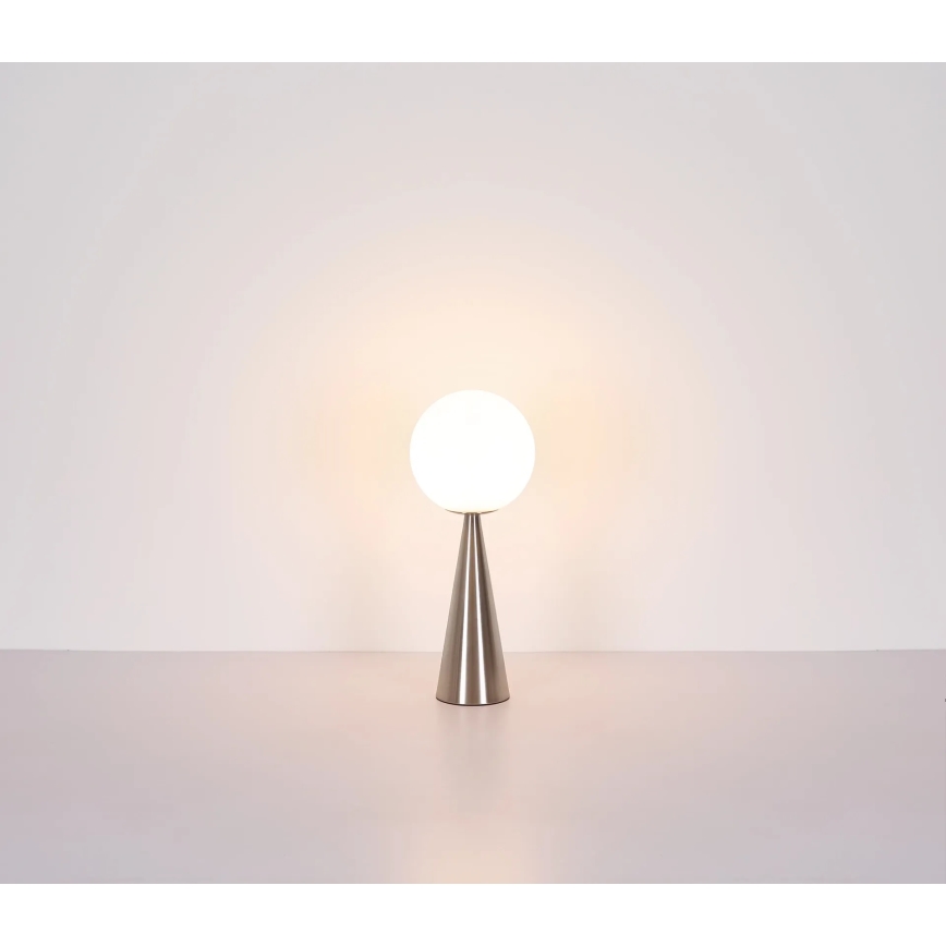 Globo - Candeeiro de mesa 1xE27/40W/230V cromado mate