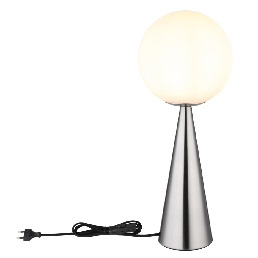 Globo - Candeeiro de mesa 1xE27/40W/230V cromado mate