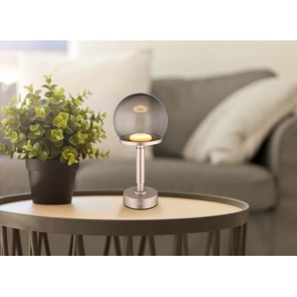 Globo - Candeeiro de mesa LED tátil com regulação LED/2,5W/5V 1800mAh 2700/4000/6500K Rosa dourado