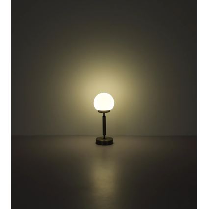 Globo - Candeeiro de mesa LED tátil com regulação LED/2,5W/5V 1800mAh 2700/4000/6500K preto