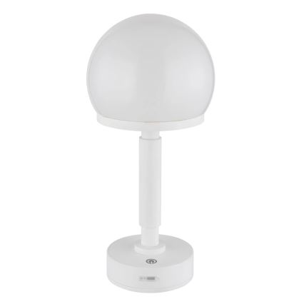 Globo - Candeeiro de mesa LED tátil com regulação LED/2,5W/5V 1800mAh 2800K branco