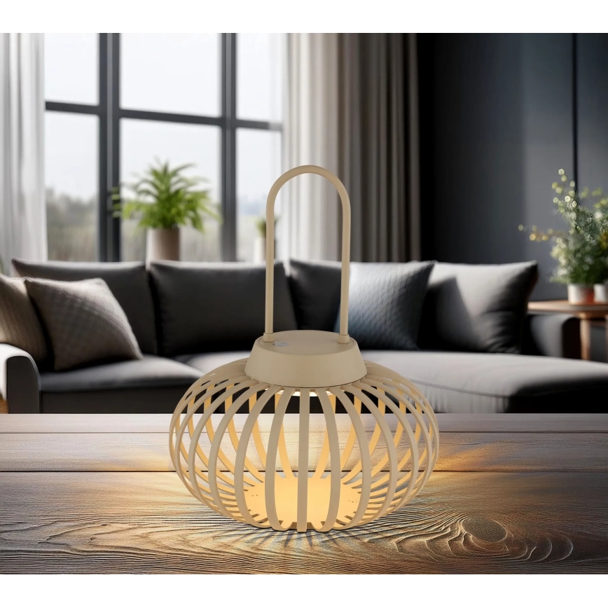 Globo - Lâmpada de mesa LED recarregável tátil e regulável LED/1W/3,7V 1500 mAh
