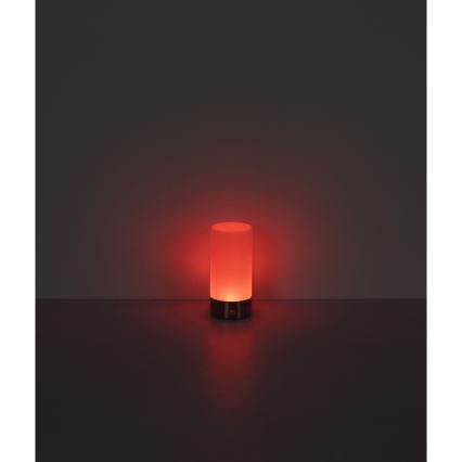 Globo - Candeeiro de mesa de exterior tátil LED RGBW regulável LED/1,8W/5V 1500 mAh IP44 cromado mate