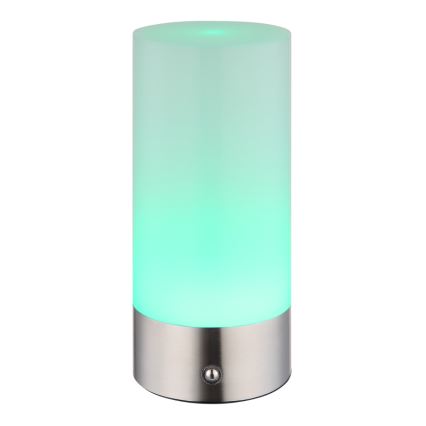 Globo - Candeeiro de mesa de exterior tátil LED RGBW regulável LED/1,8W/5V 1500 mAh IP44 cromado mate