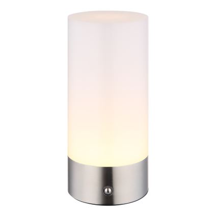 Globo - Candeeiro de mesa de exterior tátil LED RGBW regulável LED/1,8W/5V 1500 mAh IP44 cromado mate