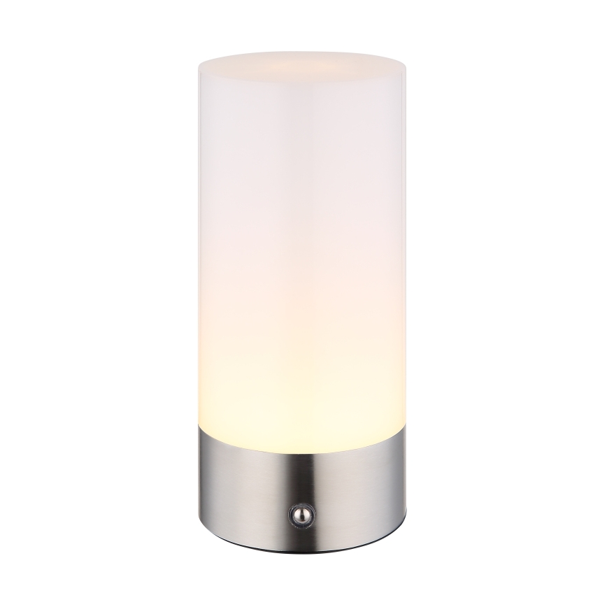 Globo - Candeeiro de mesa de exterior tátil LED RGBW regulável LED/1,8W/5V 1500 mAh IP44 cromado mate