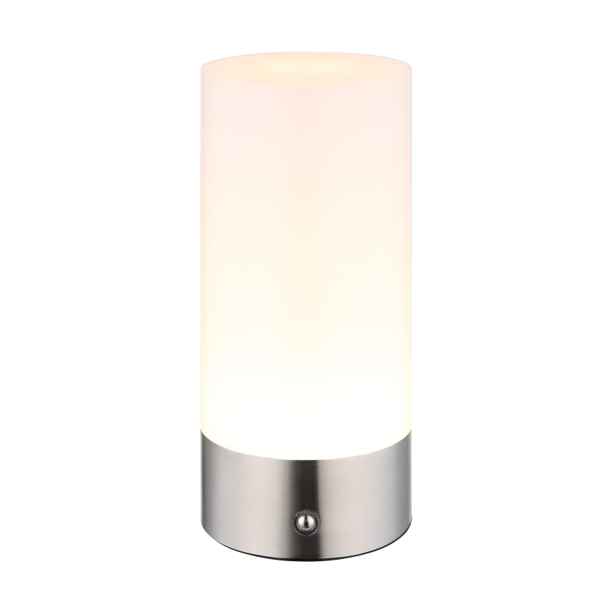 Globo - Candeeiro de mesa de exterior tátil LED RGBW regulável LED/1,8W/5V 1500 mAh IP44 cromado mate