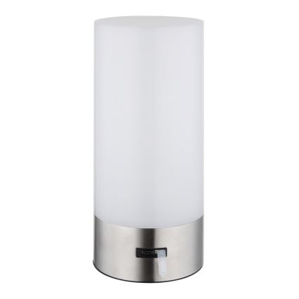 Globo - Candeeiro de mesa de exterior tátil LED RGBW regulável LED/1,8W/5V 1500 mAh IP44 cromado mate