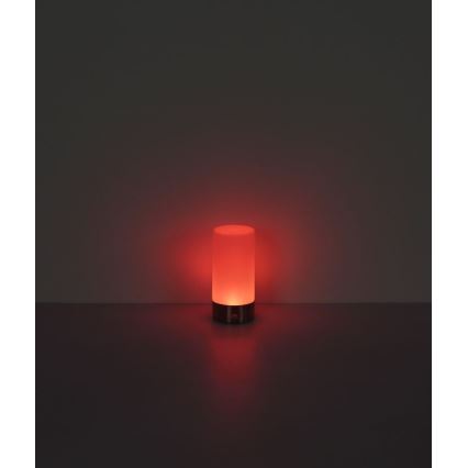 Globo - Candeeiro de mesa LED RGBW tátil com regulação LED/1,8W/5V 1500 mAh preto