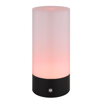 Globo - Candeeiro de mesa LED RGBW tátil com regulação LED/1,8W/5V 1500 mAh preto