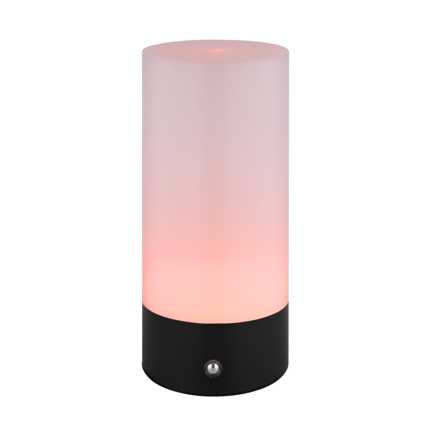 Globo - Candeeiro de mesa LED RGBW tátil com regulação LED/1,8W/5V 1500 mAh preto
