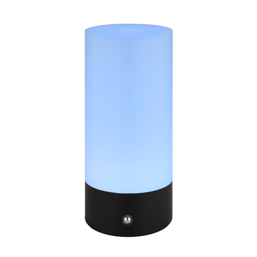 Globo - Candeeiro de mesa LED RGBW tátil com regulação LED/1,8W/5V 1500 mAh preto