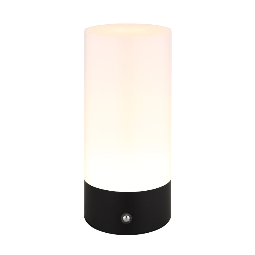 Globo - Candeeiro de mesa LED RGBW tátil com regulação LED/1,8W/5V 1500 mAh preto
