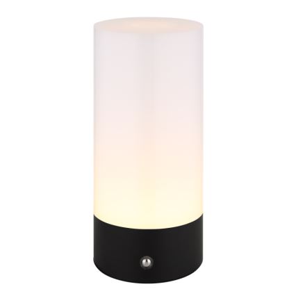 Globo - Candeeiro de mesa LED RGBW tátil com regulação LED/1,8W/5V 1500 mAh preto