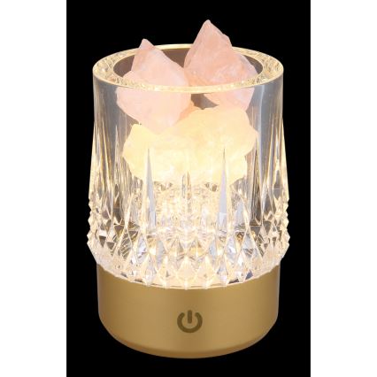 Globo - Candeeiro de mesa táctil LED com regulação LED/1W/5V 3000K 1200 mAh dourado