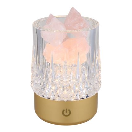 Globo - Candeeiro de mesa táctil LED com regulação LED/1W/5V 3000K 1200 mAh dourado