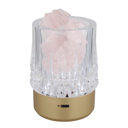 Globo - Candeeiro de mesa táctil LED com regulação LED/1W/5V 3000K 1200 mAh dourado