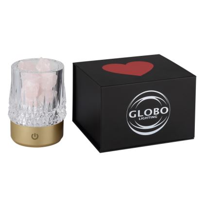 Globo - Candeeiro de mesa táctil LED com regulação LED/1W/5V 3000K 1200 mAh dourado