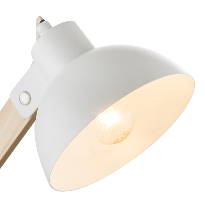Globo - Candeeiro de mesa 1xE27/40W/230V faia