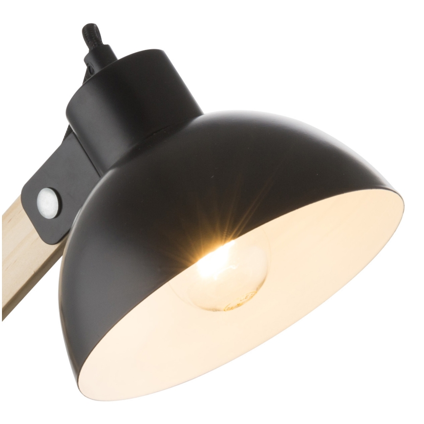 Globo - Candeeiro de mesa 1xE27/40W/230V faia