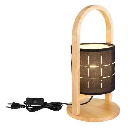 Globo - Candeeiro de mesa 1xE14/40W/230V preto